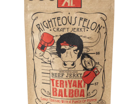 Righteous Felon Teriyaki Balboa Beef Jerky Supply