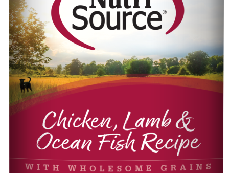 NutriSource® Chicken, Lamb & Ocean Fish Formula Healthy Wet Dog Food Hot on Sale