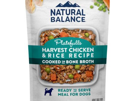 Natural Balance Platefulls Harvest Chicken & Rice Recipe Wet Dog Food on Sale