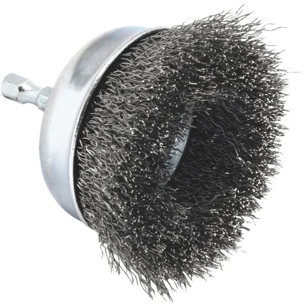 Forney 3 In. 1 4 In. Hex Coarse Drill-Mounted Wire Brush Fashion