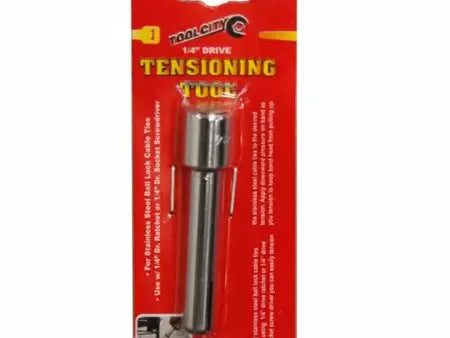 Tool City  Releasable Tie Tensioning Tool 1 4 L in. for 1 4 in. Ratchet Sale