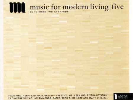 Various - Music For Modern Living Vol. 5 (CD, Comp) (Mint (M)) Hot on Sale