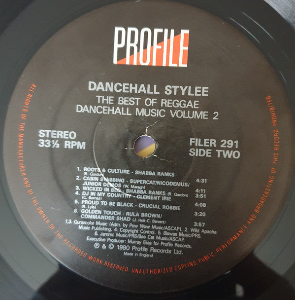 Various - Dancehall Stylee (The Best Of Reggae Dancehall Music Vol. 2) (LP, Comp) (Near Mint (NM or M-)) For Cheap