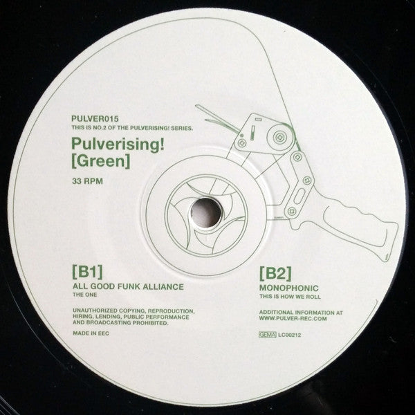 Various - Pulverising! Green. (12 ) (Very Good Plus (VG+)) Fashion