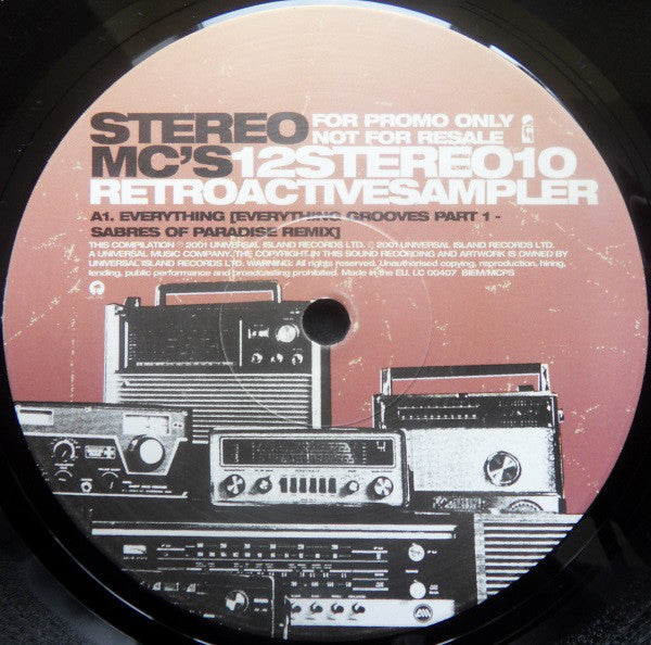 Stereo MC s - 12Stereo10 (RetroActiveSampler) (12 , Promo, Smplr) (Near Mint (NM or M-)) Supply