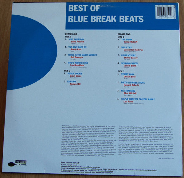 Various - Best Of Blue Break Beats (2xLP, Comp) (Near Mint (NM or M-)) Fashion