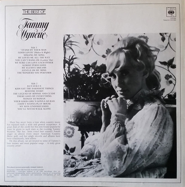 Tammy Wynette - The Best Of Tammy Wynette (LP, Comp) (Very Good Plus (VG+)) For Sale