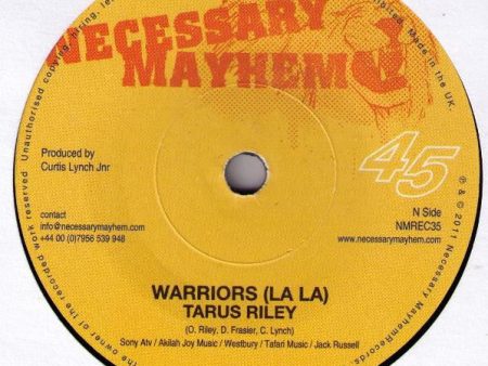 Tarrus Riley   Franz Job - Warriors (La La)   What s It Gonna Be (7 ) (Very Good Plus (VG+)) Online now