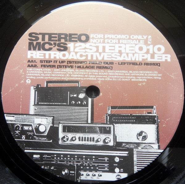 Stereo MC s - 12Stereo10 (RetroActiveSampler) (12 , Promo, Smplr) (Near Mint (NM or M-)) Supply