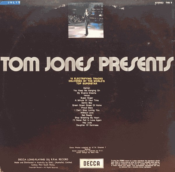 Tom Jones - Tom Jones Presents... (LP, Comp) (Good Plus (G+)) Fashion