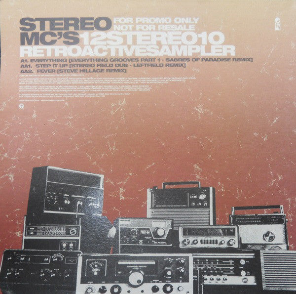 Stereo MC s - 12Stereo10 (RetroActiveSampler) (12 , Promo, Smplr) (Near Mint (NM or M-)) Supply