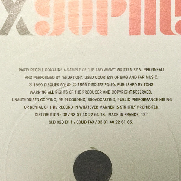 Alex Gopher - Party People Vol. 1 (12 , EP) (Near Mint (NM or M-)) Online now