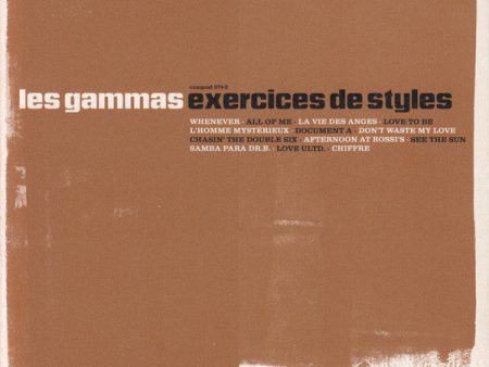 Les Gammas - Exercices De Styles (CD, Album, Dig) (Very Good (VG)) For Discount