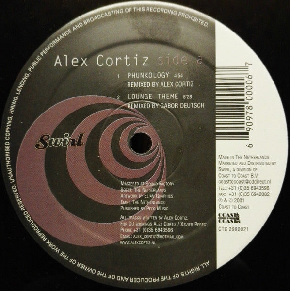 Alex Cortiz - Phunkology (12 ) (Very Good Plus (VG+)) For Cheap