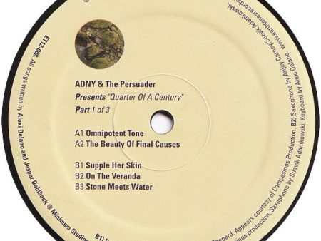 ADNY & The Persuader - Quarter Of A Century - Part 1 Of 3 (12 ) (Near Mint (NM or M-)) on Sale