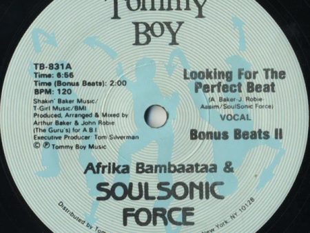 Afrika Bambaataa & Soulsonic Force - Looking For The Perfect Beat (12 , RP) (Very Good Plus (VG+)) For Discount