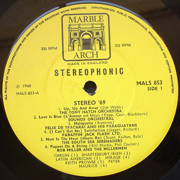 Various - Stereo  69 (LP, Comp) (Very Good (VG)) For Cheap