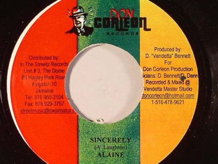 Alaine - Sincerely (7 ) (Very Good Plus (VG+)) Cheap