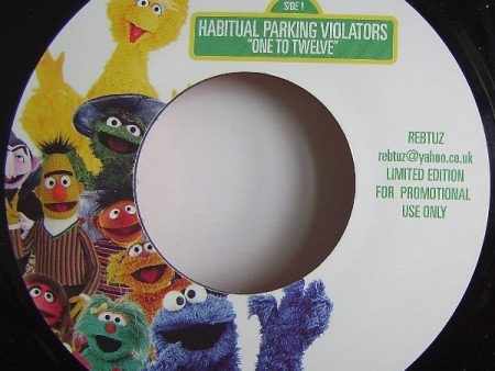 Habitual Parking Violators   Reggie Ray - One To Twelve   What About You (7 , Ltd, Promo, Unofficial) (Near Mint (NM or M-)) Online Sale