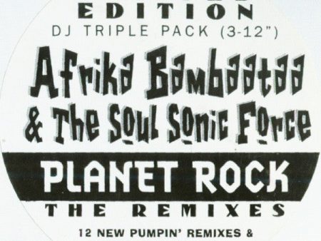 Afrika Bambaataa & Soulsonic Force - Planet Rock (The Remixes) (3x12 , Ltd) (Very Good Plus (VG+)) Cheap