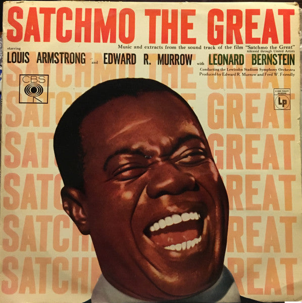 Louis Armstrong and Edward R. Murrow With Leonard Bernstein - Satchmo The Great (LP, Mono, RE) (Very Good (VG)) For Cheap