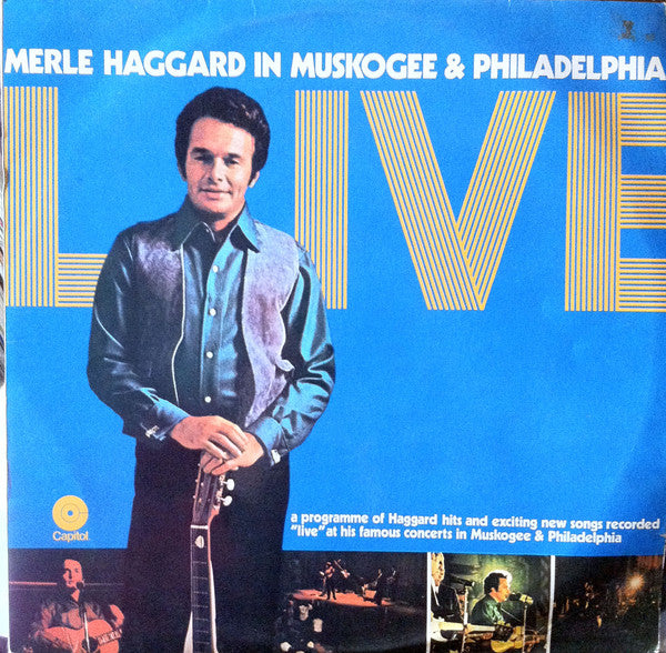 Merle Haggard - Live (Merle Haggard In Muskogee & Philadelphia) (LP, Comp) (Very Good Plus (VG+)) Fashion