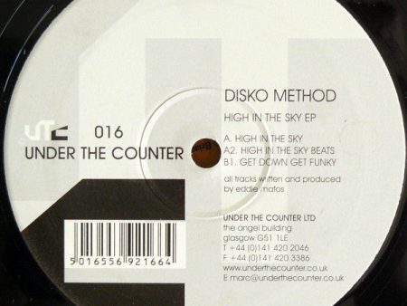 Disko Method - High In The Sky EP (12 , EP) (Very Good Plus (VG+)) Online Hot Sale