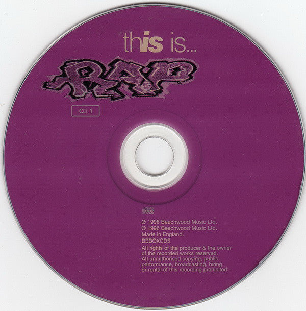 Various - This Is... Rap (2xCD, Comp + CD, Mixed + Box) (Very Good Plus (VG+)) For Sale