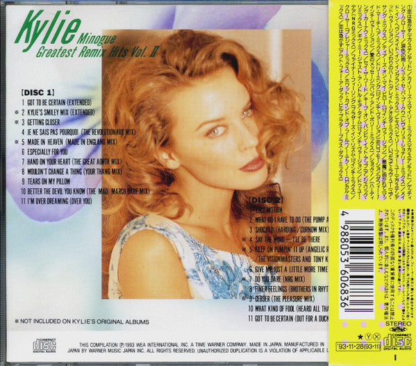 Kylie Minogue - Greatest Remix Hits Vol. II (2xCD, Comp, RM) (Near Mint (NM or M-)) on Sale