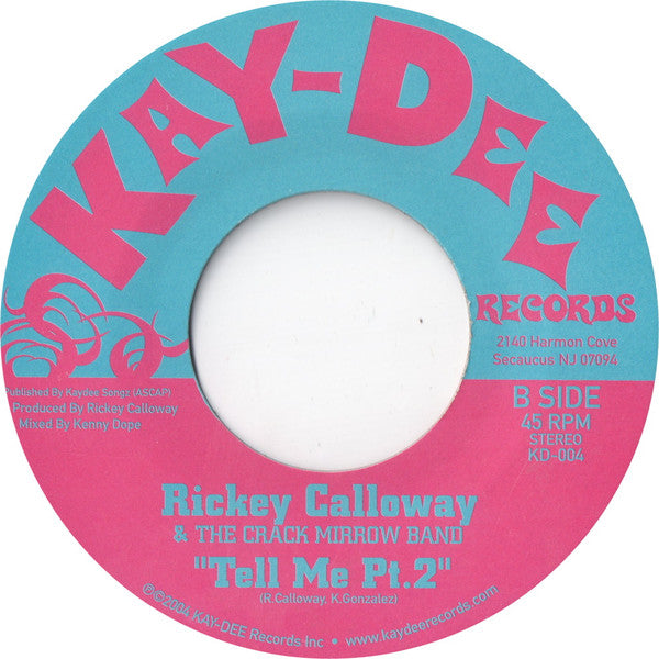 Rickey Calloway & The Crack Mirrow Band - Tell Me (7 ) (Very Good Plus (VG+)) Cheap