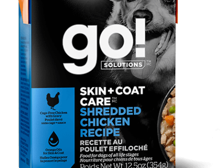 Go! Skin + Coat Care Shredded Chicken Recipe for dogs  Online