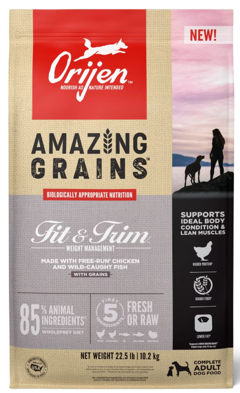 Orijen Amazing Grains Fit & Trim Dry Dog Food For Cheap