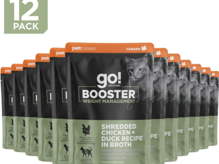 Go! Solutions Booster Weight Management Shredded Chicken + Duck In Broth For Cats For Discount