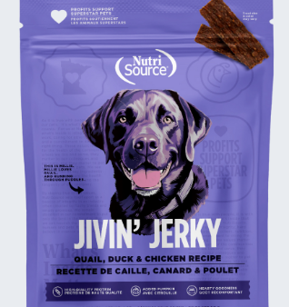 Nutrisource Quail, Duck & Chicken Jivin  Jerky For Dogs Supply