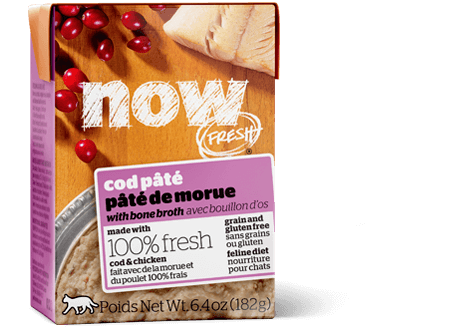 Now! Fresh Grain Free Cod Pâté for Cats on Sale