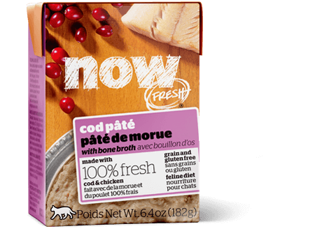 Now! Fresh Grain Free Cod Pâté for Cats on Sale