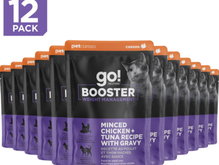 Go! Solutions Booster Weight Management Minced Chicken + Tuna With Gravy For Cats For Discount