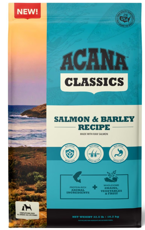 Acana Classics Salmon & Barley Recipe Dry Dog Food Online Hot Sale